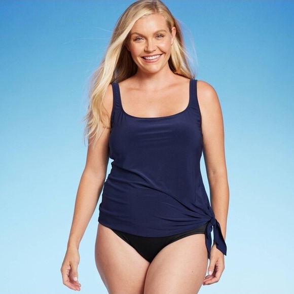 Aqua Green Other - Target Women's UPF 50 Side-Tie Tankini Top - Aqua Green L